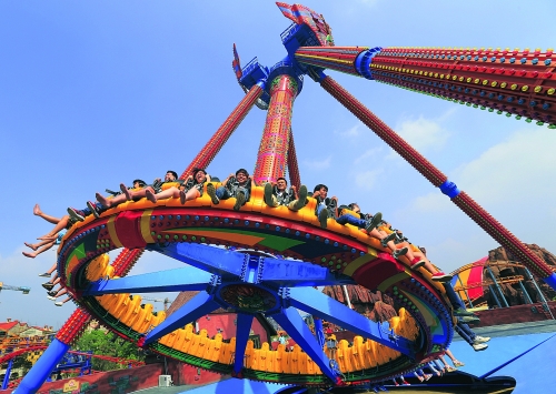 ~广西最大主题乐园--桂林玉圭园主题乐园开园