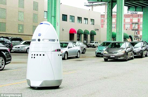 硅谷现机器人警察巡逻 - 桂林晚报社数字报刊平台
