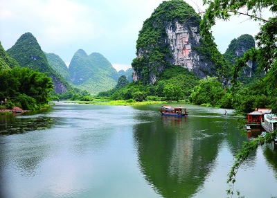 荔江国家湿地公园内的荔江湾景区.