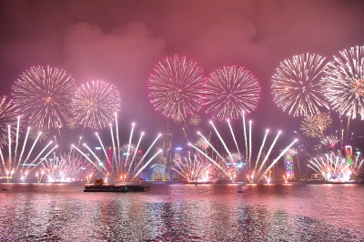 全国各地喜迎新年