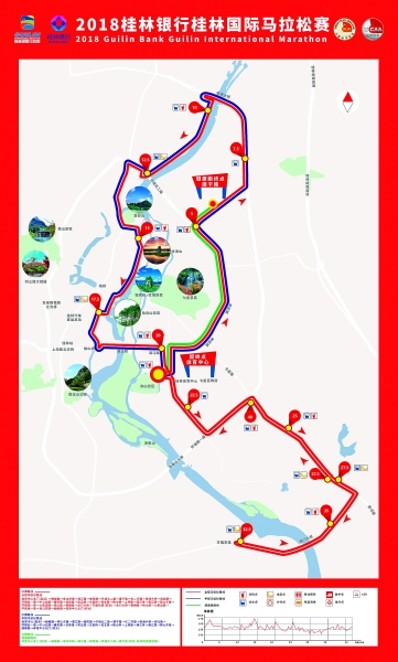 2018桂林国际马拉松赛线路公布